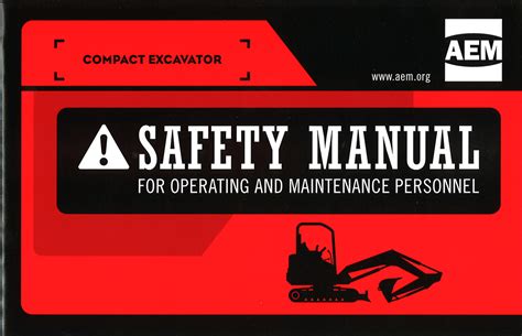 aem compact excavator|Compact Excavator Safety Manual .